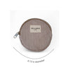 Corduroy Round Coin Purse – Taupe (Tofe)