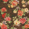 Floral Jacquard Coin Purse – Brown & Red (Pepi)