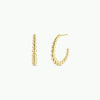 Ball Hoop - Large - Gold Earrings