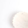 White Marble Soap Dish w/ Grooving