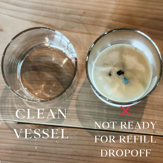 10oz Candle Refill: Drop off: 4/18 or 4/19