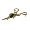 Solid Brass Snuffer Scissors - Antique Vintage Style