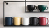 Black Stamped Latte Mug 14 oz