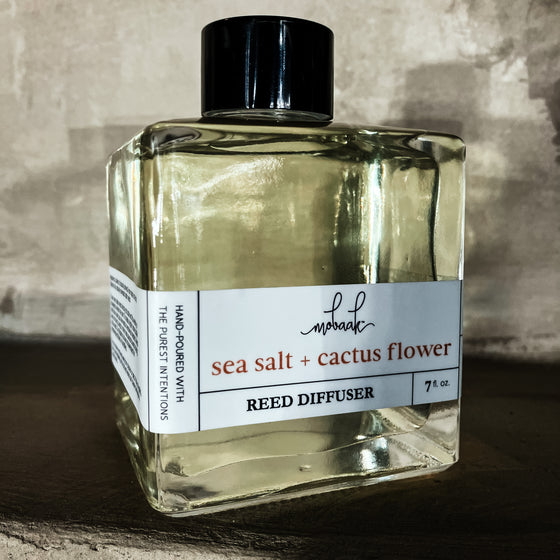 Sea Salt + Cactus Flower • Reed Diffuser