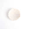 White Marble Soap Dish w/ Grooving