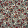 Floral Jacquard Squared Makeup Bag – Burgundy & Gray (Nira)