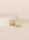 Gold Hoop - Triple Arch - Earrings