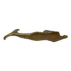 Solid Brass Mermaid Paperweight Desk Tabletop Decor, 5”