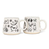 Oversized Mug with Cats-4"H(17oz)