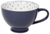 Ink Stamped Latte Mug 14 oz