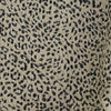 Leopard Jacquard Small Makeup Bag – Beige & Black (Koto)