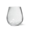 Small Narrow Optic Wide Bottom Vase-4"D