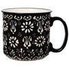 Hand-painted Turkish Mug - Evani Black