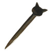 Solid Brass Fox Head Letter Opener Vintage-Style | Tabletop