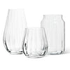 Large Wide Optic Jar Vase-8.5"H