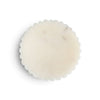 White Marble Soap Dish w/ Grooving