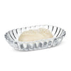 Oval Optic Flared Soap Dish-5.5"L