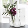 Small Narrow Optic Wide Bottom Vase-4"D