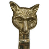 Solid Brass Fox Head Letter Opener Vintage-Style | Tabletop