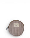 Corduroy Round Coin Purse – Taupe (Tofe)