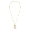 Sacred Heart Mother of Pearl Pendant Necklace