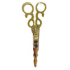 Solid Brass Snuffer Scissors - Antique Vintage Style
