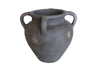 Terracotta Vase Natural Black Dia 9.06"