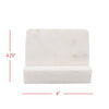 Kendal White Marble Cook Book Holder