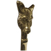 Solid Brass Fox Head Letter Opener Vintage-Style | Tabletop