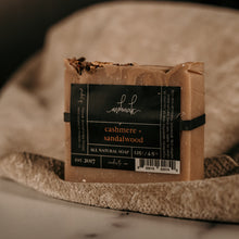  Cashmere + Sandalwood- All Natural Soap