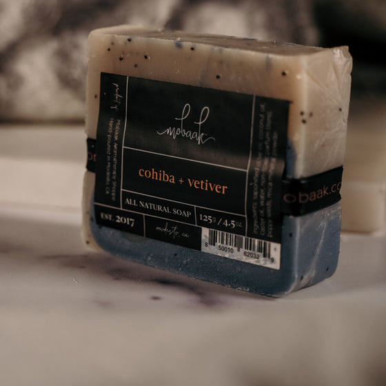 Cohiba + Vetiver • All Natural Soap • Mobaak Man